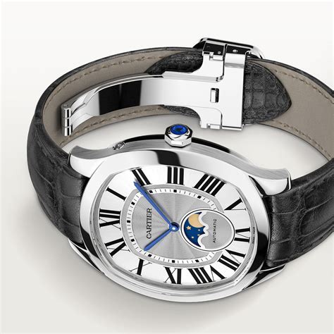 cartier moon phase watch|cartier moonphase.